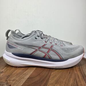ASICS Gel Kayano 31 Piedmont Grey Fiery Red Mens Gray Size 13 Shoes 1011B867